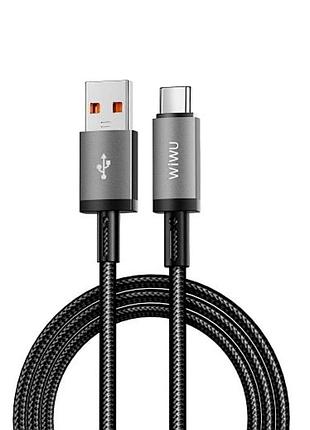 Кабель usb c 3.1 a 1 м для заряджання та передавання даних wiwu titanlink wi-c054