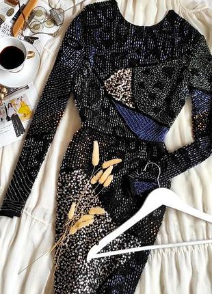 Платье в пайетки ri luxe edition (премиальная линия )