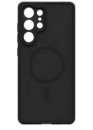 Чохол силіконовий smoky case з magsafe для samsung s26 ultra чорний із захистом камери