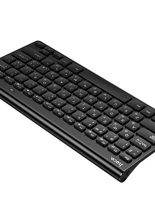 Беспроводная клавиатура hoco gm70 abs 78 клавиш 2.4g для компьютера размер 284x135x23 мм вес 255 г