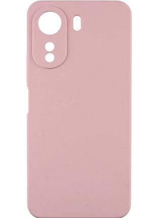 Чохол силіконовий для xiaomi redmi 15c із захистом камери pink sand