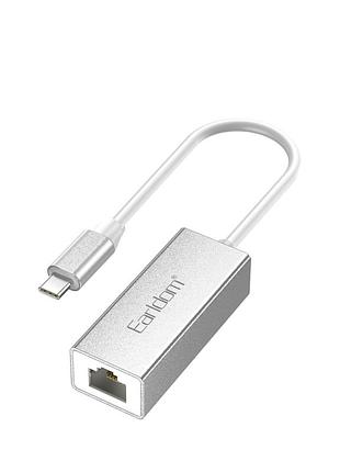 Переходник usb c на rj45 ethernet адаптер earldom et-nw5c