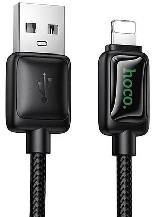 Кабель usb to lightning 2.4a 1m для зарядки и передачи данных hoco u146