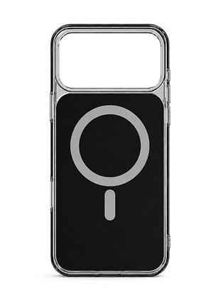 Чохол силіконовий gloss case з magsafe для apple iphone 11 pro чорний із захистом камери