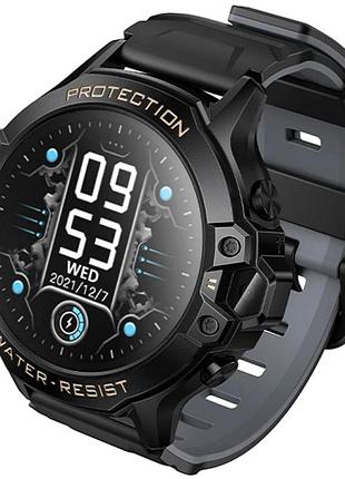 Смарт-годинник hoco y107 з gps відеодзвінками та wi-fi чорний 700 mah 1.83 дюйма для дітей