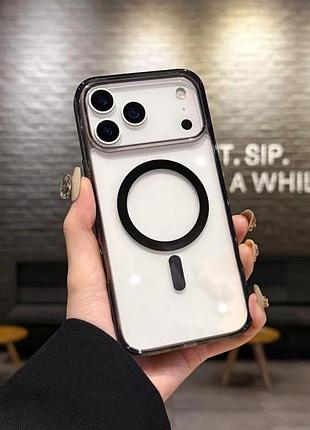 Чохол tpu-накладка для iphone 17 pro протиударний із захистом камери жовтогарячий