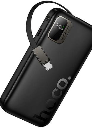 Повербанк 10000 mah 20w usb-c цифровой дисплей hoco q51