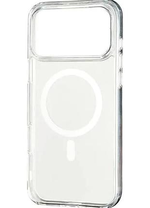 Чохол прозорий ishield pro case з magsafe для iphone 17 pro max захист камери поліуретан transparent