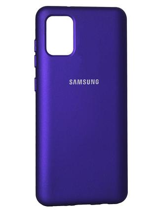 Чохол силіконовий ultraviolet для samsung m31s із захистом камери та посиленими кутами purple.