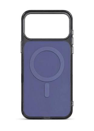 Чохол силіконовий gloss case з magsafe для iphone 17 захист камери blue