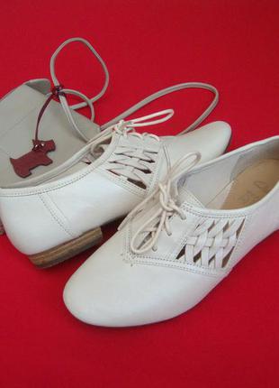 Туфли балетки clarks натур кожа 36-37 размер1 фото