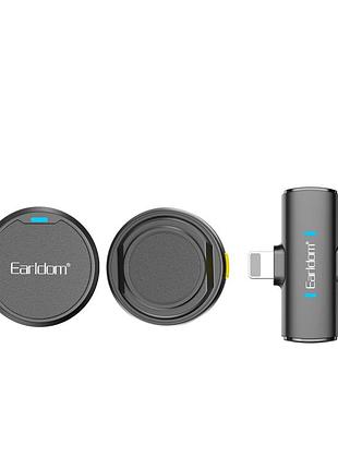 Бездротовий мікрофон із роз'ємом lightning для телефона earldom et-mc15l