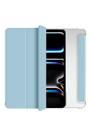 Силиконовый чехол wiwu classic pro защитный для apple ipad air 11 2025 10 2022 с микрофиброй внутри blue