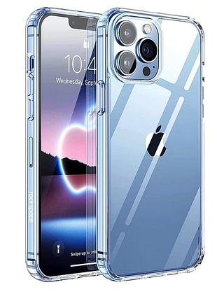 Чехол tpu rock pure series для apple iphone 16 pro прозрачный с защитой камеры