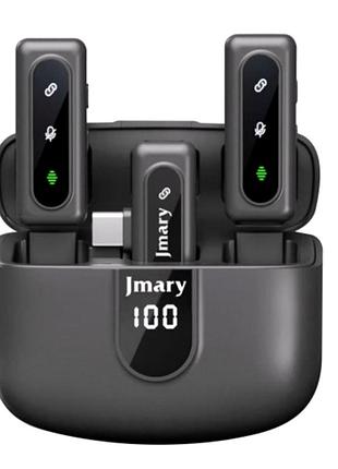Бездротовий цифровий мікрофон jmary mw-17 type-c для запису звуку