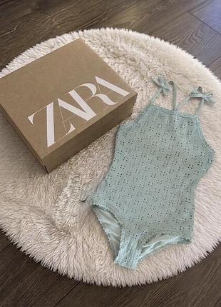 Купальник для дівчинки суцільний zara 11/12 років, купальник девочке сдельный 152