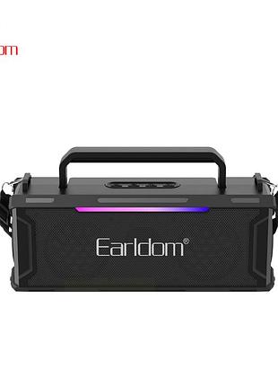 Портативна колонка 5 вт usb bluetooth earldom et-a37 чорна для прослуховування музики