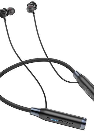 Беспроводные вакуумные наушники bluetooth hoco es51 черные с управлением и аккумулятором до 6 часов