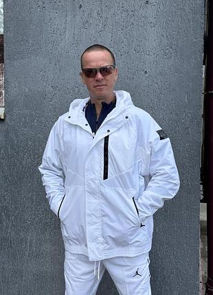 Оригінал куртка чоловіча nike m nsw air max wvn jacket white dv2337-100 оригинал джордан xl
