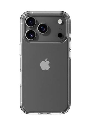 Чохол tpu rock crystal shield series для iphone 17 pro max прозорий із захистом камери