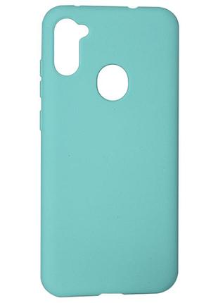 Чохол силіконовий original silicone case для samsung a11 2019 mint захист від ударів і подряпин