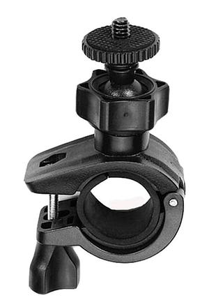 Кріплення на трубу для камери gopro з гвинтом 1/4 чорне
