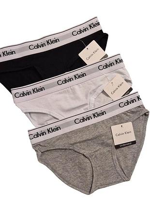 Комплект трусиків із 3 штук calvin klein р. s