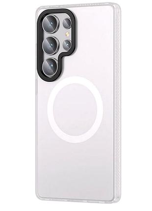 Противоударный чехол benks magnetic lucid armor для samsung s26 ultra поликарбонат и силикон защита камеры black