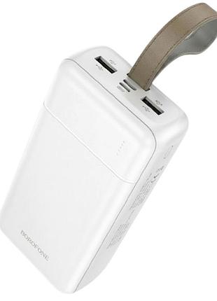 Повербанк 30000 mah 22.5w pd20w для зарядки устройств borofone bj88b белый