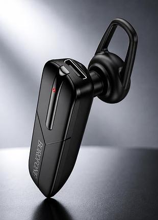 Bluetooth гарнитура borofone bc36 lucky business black 70mah 6 часов разговора качество звука