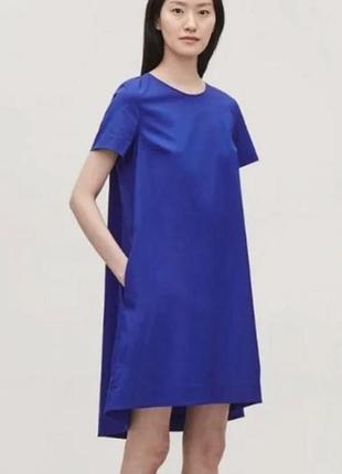 Сукня cos royal blue poplin dress р.44 l