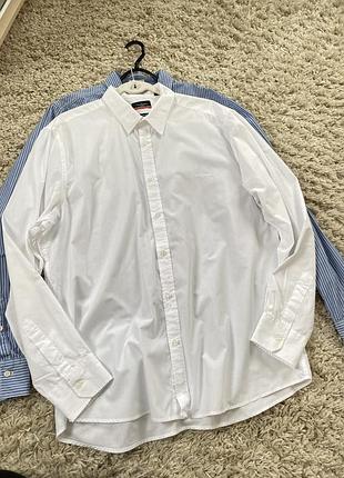 Базова біла чоловіча сорочка від pierre cardin,p.3xl
