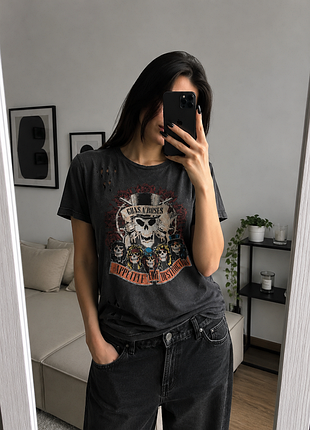 Футболка guns n’ roses в стиле рок