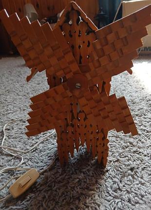 Винтажный светильник швеция ручная работа 28×16×14см э14