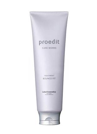 Живильно-зволожувальна маска для пошкодженого волосся lebel proedit hair treatment bounce fit treatment 250 мл