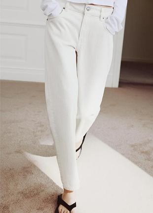 Джинси zw collection cigarette з середньою посадкою від zara