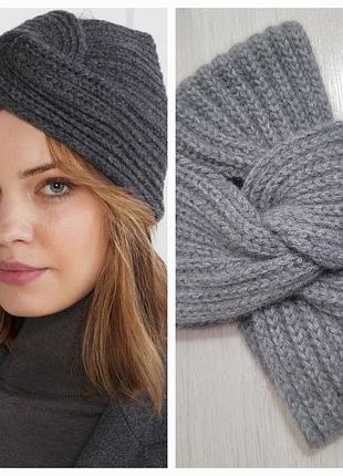 Max mara  кашемировая шапка чалма