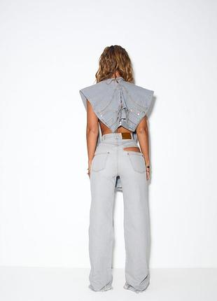 Ochi cutout jeans original ціна: 1999 грн (можливий торг). вартість на офіційному сайті 6 800 грн. характеристики:джинси колір:темно сірий розмір: xs