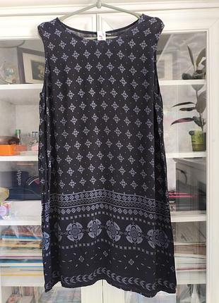 Легка жіноча сукня штапель, розмір l-xl