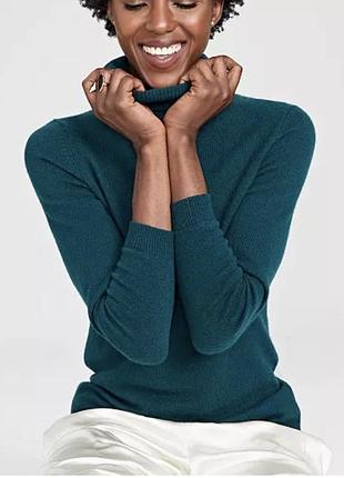 Новий.гольф з кашеміру бренду charter club 100% cashmere luxury  turtleneck sweater emerald оригінал зі свіжих колекцій