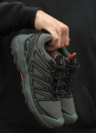 Термо кросівки salomon speed cross pro gore-tex thinsulate khaki black