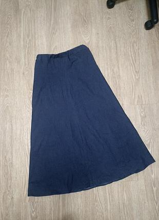 Длинная юбка, m/l, тонкий джинс