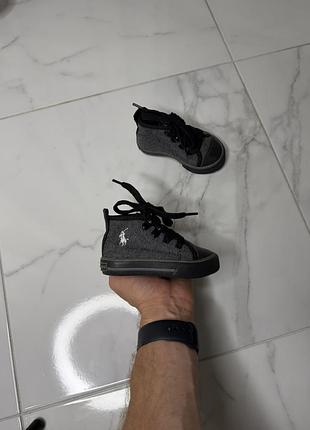 Дитячі високі кеди polo ralph lauren р. 19 (10 см)