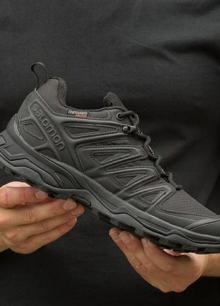 Термо кросівки salomon speed cross pro gore-tex thinsulate black