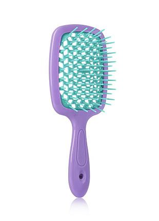 Расчёска для волос hollow comb superbrush plus purple - mint