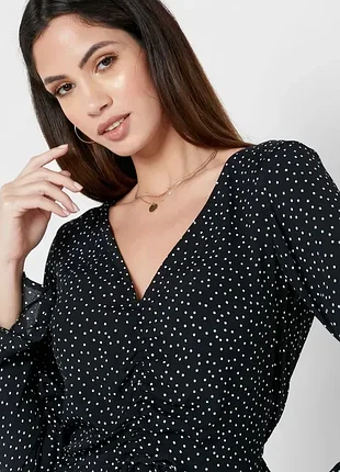Жіноча блузка в горох miss selfridge
