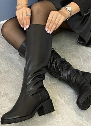 Шикарные удобные сапожки зима