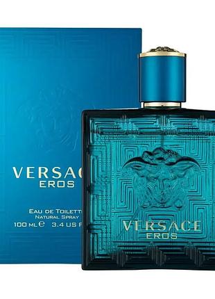 Мужская туалетная вода versace eros 100 мл lux