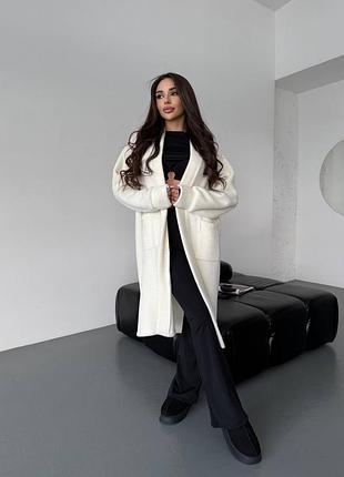 Стильный женский удлиненный кардиган