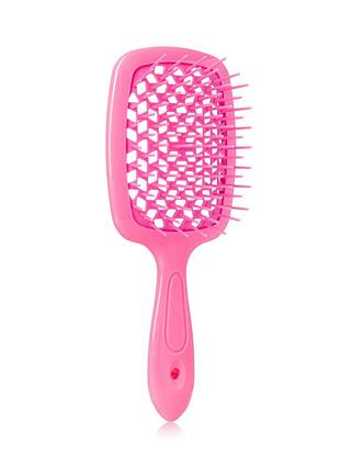 Расчёска для волос hollow comb superbrush plus pink